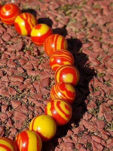 Narukvice: Kalist ručno rađene kamene brojanice od crvenog ahata, sa blagoslovom — 14