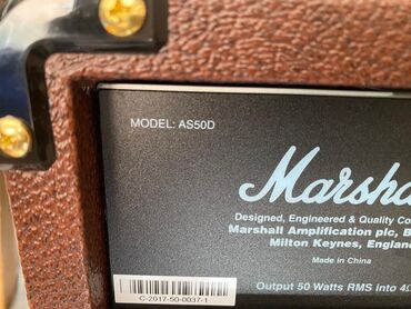 аренда музыкальных инструментов: Совершенно новый Marshall AS50D