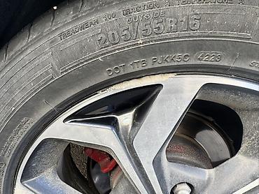 opel vectra dizel: 205/55 R16 ölçülu ela veziyyetdedir qeti problemi yoxdur tezeden az — 3