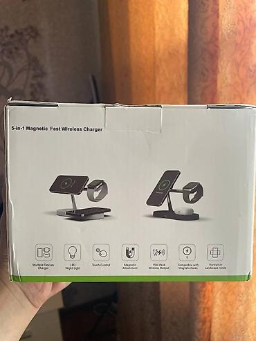 apple charger: 🔵Wireless Charger - 3-ü 1-də simsiz sarj aləti. ✅Ideal vəziyyətdədir — 3