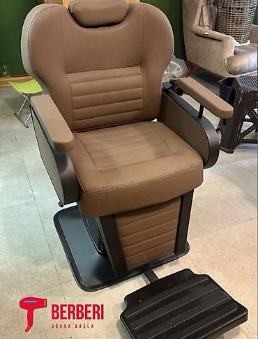 gence kreslo: Peşəkar bərbər kreslosu - Ergonomik dizayn: Geniş oturacaq, bel və — 1