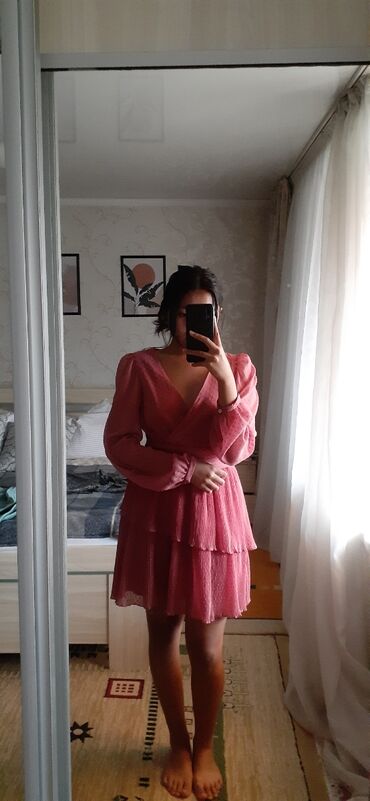 мужская одежда: Zara M (EU 38), цвет - Розовый, Коктейльное