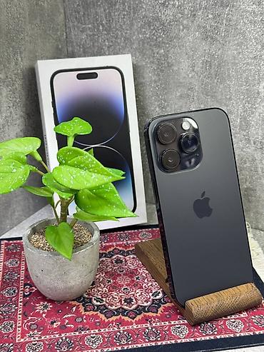 apple studio: IPhone 14 Pro, Б/у, 128 ГБ, Зарядное устройство, Кабель, Коробка, 100 % — 5