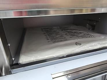 Elektrik sobalar: Pizza sobası 2 mərtəbəli pizza və lahmacun üçün daş ilə olan fırın İç — 8