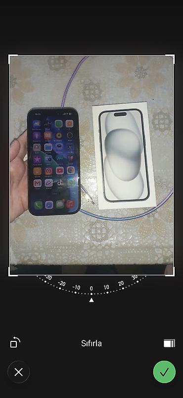 apple iphone 15 pro: IPhone 15, 128 GB, Qara, Zəmanət, Barmaq izi, Simsiz şarj — 2