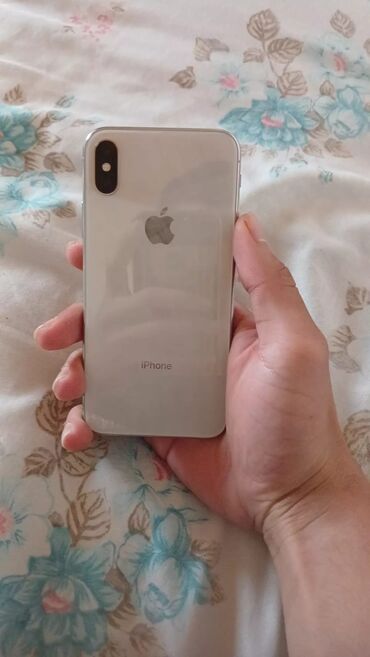 azerbaycan iphone 11 pro max: IPhone X, 256 ГБ, Белый, Face ID