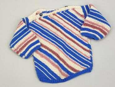 sweterek z kokardą na plecach: Sweter, 9-12 m, stan - Dobry