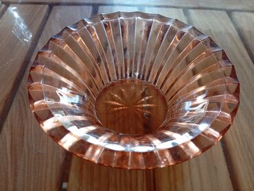 Konfet qabları: Şüşə dekorativ qablar dəsti - Mavi rəngli, əl işi kimi görünən — 7