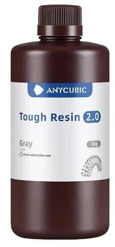 Epoksid qətranı: Anycubic Tough Reçine 2.0, Boz – 1 kq UV həssaslığa sahib, resin — 1