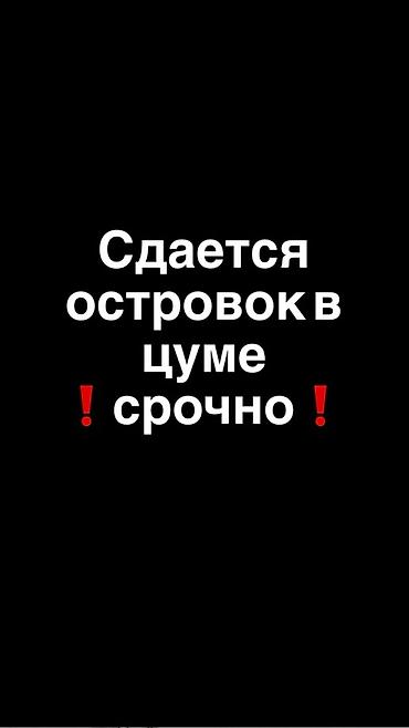 Коммерческая недвижимость: Сдаю островок 7 м², ЦУМ Айчурек — 1