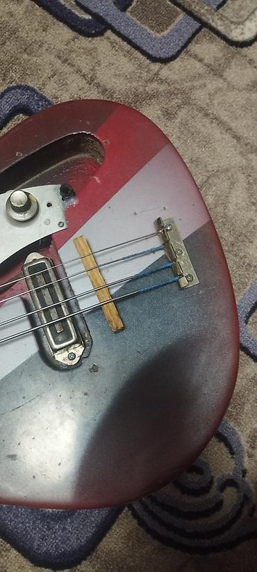 Гитары: Электробас-гитара винтажная советская гитара — 5