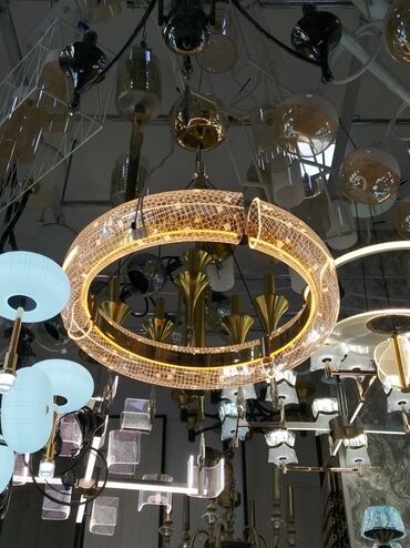 yağış işıq: Çılçıraq, 10 və daha çox lampa, Metal