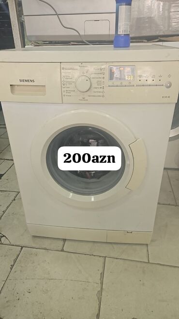 tikiş masinlari: Siemens paltaryuyan maşın – ön yükləməli model - Rəng: ağ - İdarəetmə