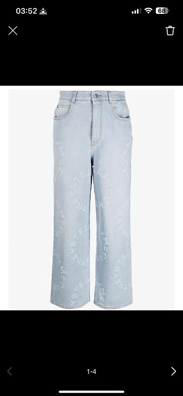 stella mccartney: Stella McCartney markasinin Circle Logolu cins şalvari. M ve L — 4