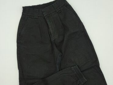 stradivarius spodnie z wysokim stanem czarne: PULL&BEAR, Jeansy damskie, rozmiar S