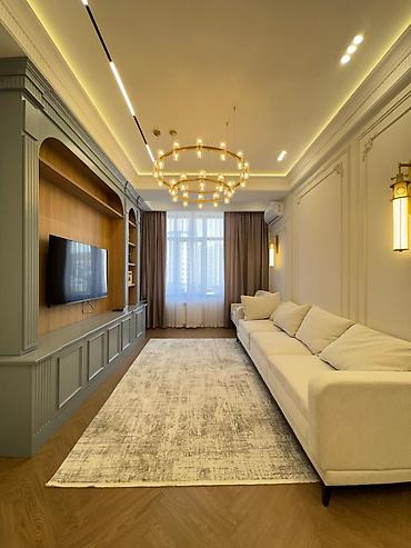 3 комнаты, 75 м², Асанбай мкр Элитка, 6 этаж, Дизайнерский ремонт