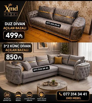 XMD Mebel – Açılan bazalı divan modelləri - Düz divan: açılan bazalı lalafo.az -da XMD Mebel – Açılan bazalı divan modelləri - Düz divan: açılan bazalı
