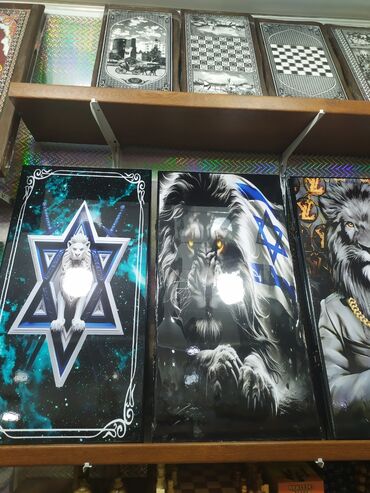 Nərdlər: Məhsul: Nərd dəsti – tematik dizaynlı - Lövhə: Qara fon üzərində — 8