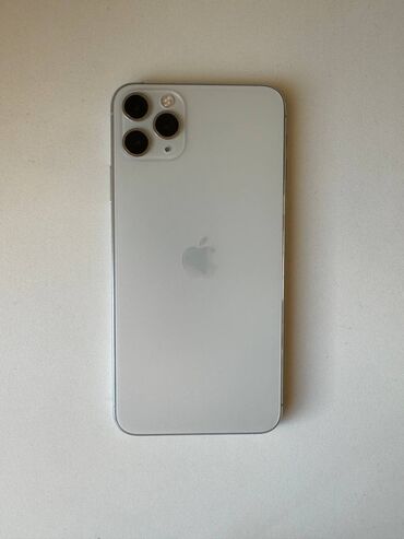 продажа iphone 14: IPhone 11 Pro Max, Колдонулган, 256 ГБ, Ак, Коргоочу айнек, Каптама, Куту, 78 %