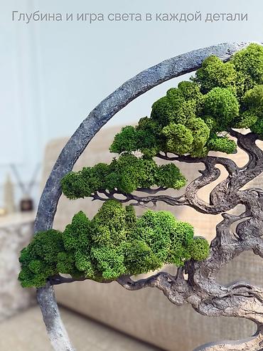 Панно: Панно ручной работы – это уникальный фито-декор из мха, который — 18