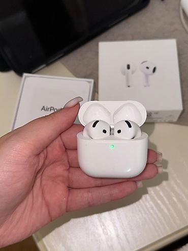 Audio: Apple AirPods (kablzsiz qulaqcıqlar) – orijinal qutu və sənədlərlə — 2