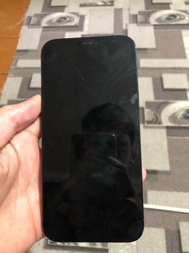 куда можно продать компьютер: IPhone 12 Pro Max, Колдонулган, 256 ГБ, Көгүлтүр, Каптама
