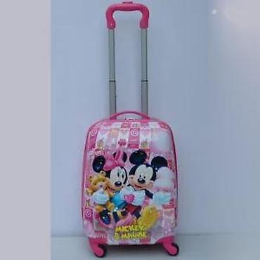 Rančevi, torbe i koferi: Dečji kofer na točkiće – motiv Mickey & Minnie - Tvrda školjka od — 2