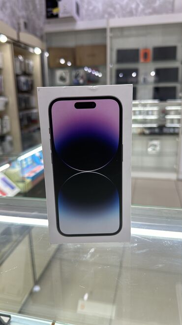 iphone 12 pro 256gb цена в бишкеке: IPhone 14 Pro, Б/у, 256 ГБ, Deep Purple, Коробка, Чехол, Защитное стекло, 100 %