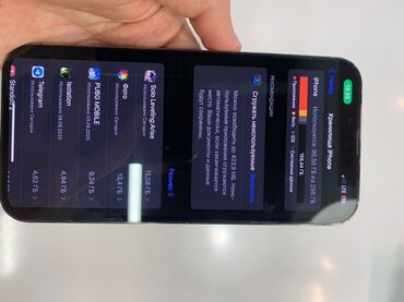 камера для обгона: IPhone 13 Pro Max, Колдонулган, 256 ГБ, Графит, 93 %