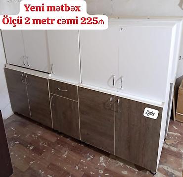 Mətbəx mebeli: Yeni mətbəx mebelləri. Müştəri evindən nümunə.Hazır əldə var . Ölçü — 6