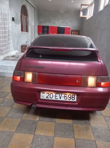 VAZ (LADA): LADA 2112 hatchback - Kuzov: 5 qapılı hatchback, bordovı rəng - Arxa — 1