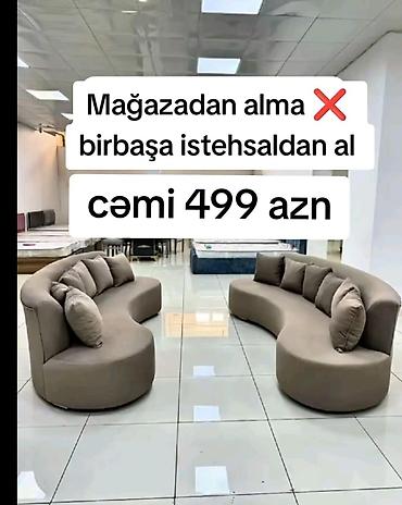 Divan və kreslo dəstləri: Yeni, Divan, Divan, Bazasız, Açılmayan — 1