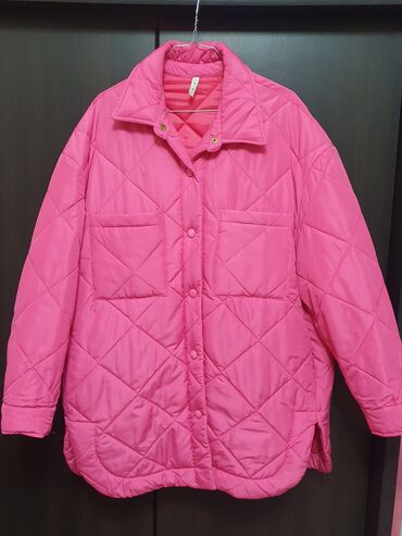 ветровка осенняя: Демисезонная куртка. Оверсайз. Очень приятного розового цвета. на