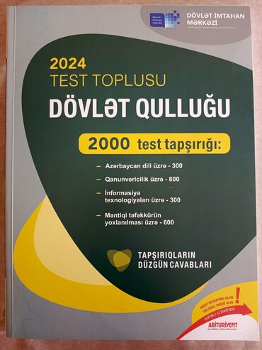 Testlər: Dövlət Qulluğuna Hazırlaşanlar üçün DİM-2024 Test Toplusu Və 4 Fenn