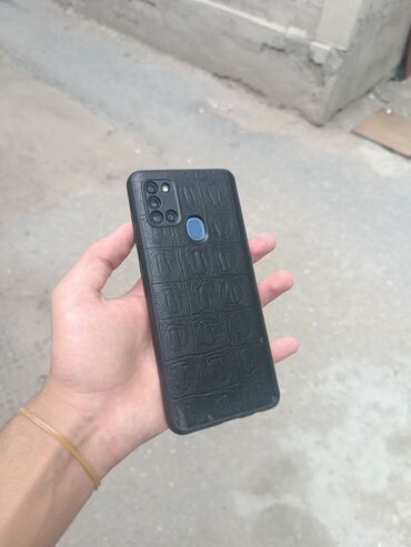 samsung star 2 plus qiymeti: Samsung Galaxy A21S, 32 ГБ, цвет - Синий, Отпечаток пальца, Face ID
