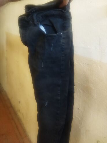 Digər kişi geyimləri: Kişi geyim dəsti - 1 ədəd boz rəngli kişi şalvarı: yan ciblikli — 9