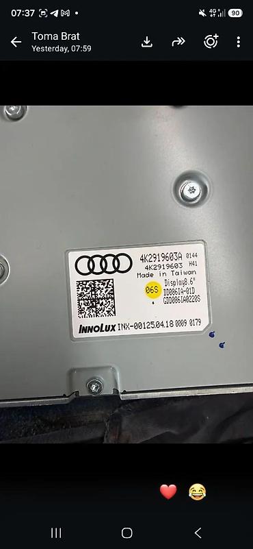 cari online: AUDI A6 C8 2020 DELOVI KLIMA PANEL LCD 4K2919603A | Audi delovi — 2