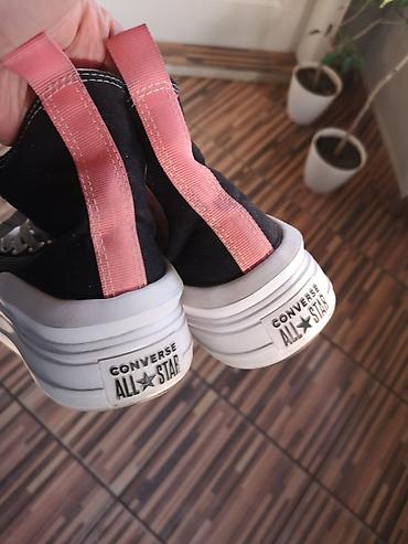 Patike: Converse All Star visoke patike, model sa platformom. - Boja: crna — 5