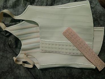 stringer alt paltarı: Lateks bel-korse (XL ölçü) - Model: Uzun kəsim, çiyin askılı bel — 2