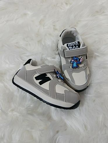 Patike: Dečije patike sa LED đonom – motiv Stitch/Angel - Bele patike sa — 8