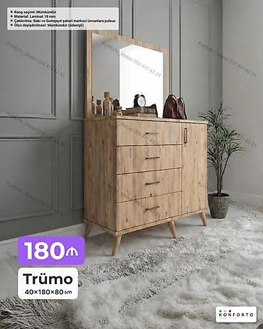 Ev və bağ: Trümo – 40×180×80 sm - Material: 18 mm laminat - Rəng seçimi — 1