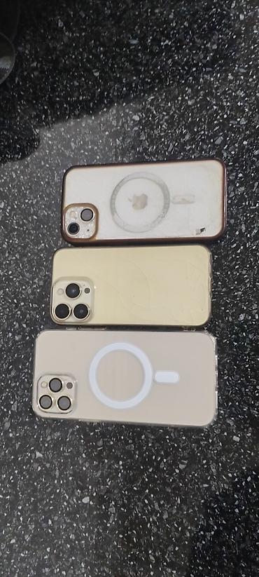 Apple iPhone: IPhone 12 Pro Max, Б/у, 128 ГБ, Золотой, Защитное стекло, Чехол, Кабель — 1