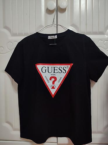 Futbolkalar: Futbolka, Guess, Standart, rəng - Qara — 2