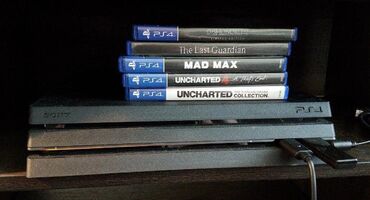 tv klaviatura: Məhsul: PlayStation 4 pro 1tb yaddas konsolu və PS4 oyunları paketi