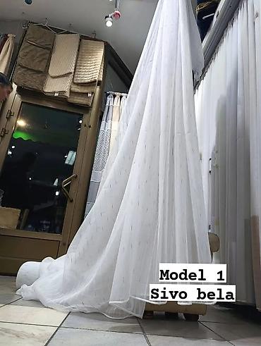 Zavese i draperije: Zavese – dekorativni veo od lagane, providne tkanine - Model 3: fino — 14