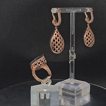 Zərgərlik əşyaları: Dəstə daxildir: Üzük, Çəhrayı qızıl — 3
