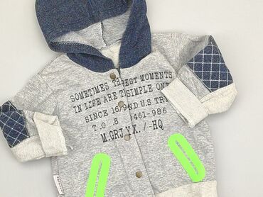 pajacyk niemowlęcy z polaru: Sweatshirt, 0-3 months, condition - Very good