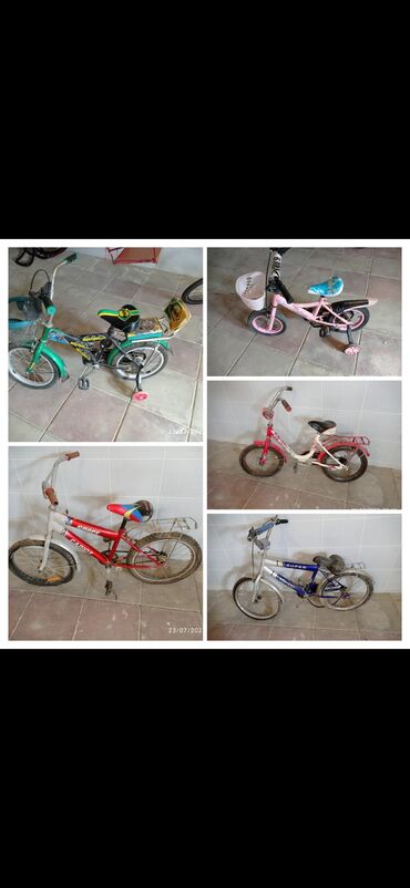uşaq velosipedleri: İşlənmiş İki təkərli Uşaq velosipedi 22"