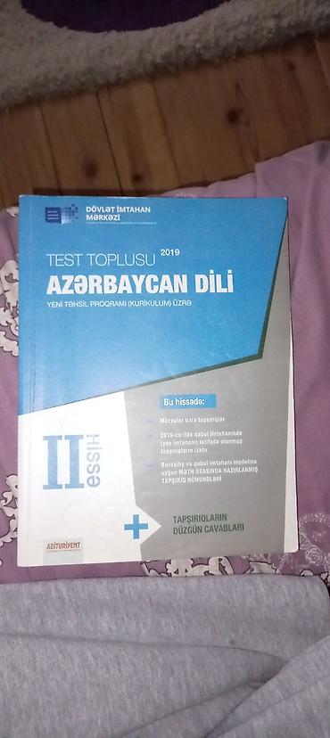 Testlər: Azərbaycan dili Testlər 11-ci sinif, DİM, 2-ci hissə, 2019 il — 1
