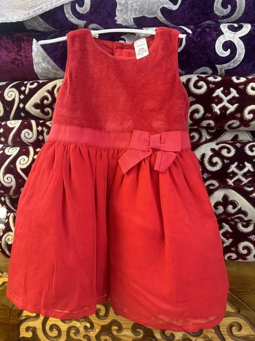 детская одежда оптом бишкек дордой: Детское платье, цвет - Красный, Б/у at lalafo.kg детская одежда оптом бишкек дордой: Детское платье, цвет - Красный, Б/у
